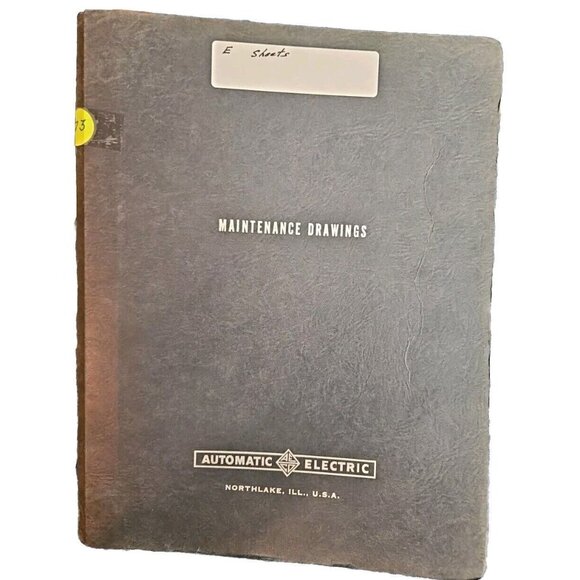 1973 E Sheets Automatic Electric Northlake Alarm Relay Circut Features Opertions